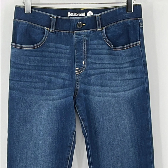 Betabrand Straight Leg 4 Pocket Yoga Denim in Dark Vintage Wash - NWOT - Small - Picture 5 of 8